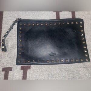 Valentino Garavani Rock Studded wristlet  “BROKEN ZIPPER”